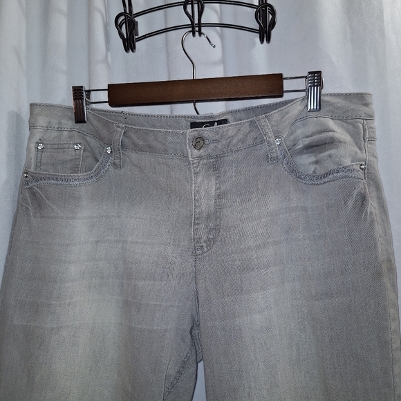 Earl jeans size 16 Embellished pockets - Picture 3 of 6